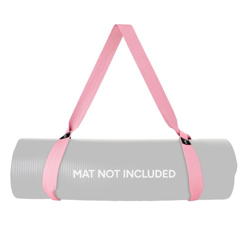 Gradient Fitness Premium Cotton Yoga Mat Strap (Pink, Soft)