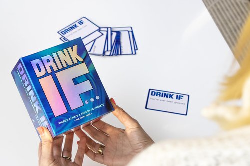 Drink IF... Hilarious Adult Drinking Game. Party Card Game for Friends & Family to get You Buzzed & Drunk - Perfect for Ice Breakers, College Students, Fun Parties & Board Games Night with Your Group