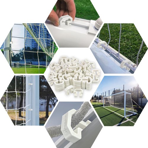 Soccer Net Clips for Goal, Soccer Goal Lock Net Clips for Football Net,Football Net Clips for Goal Net Systems,60PCS