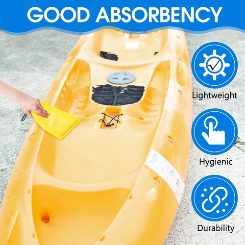 Sonwyoung 2 Pcs Kayaking Water Absorbing Sponge, Bilge Sponge for Absorbing Excess Water from Kayak Canoe or Boat
