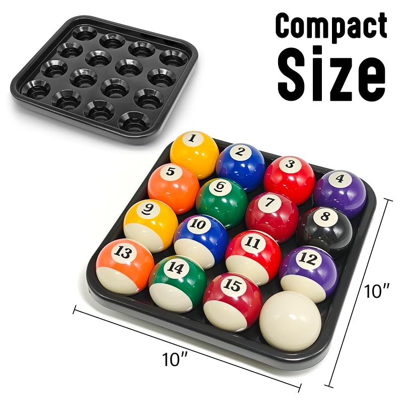 MoyanSuper Black 16-Ball Billiard Ball Storage Tray