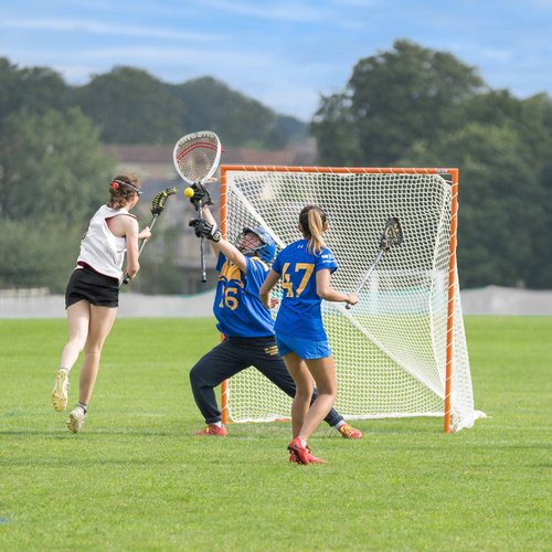 FORZA Lacrosse Goals | Pop-Up or Regulation & FIL Standard Lacrosse Goals for Practice, Professional Games or Backyard Use [3 Style Options] (Regulation Goal [3mm], Single)