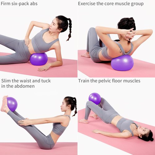 ywduoying 15 PCS Pilates Essential Kit for Women Pilates Ring Ball Resistance Bands Exercise Equipment for Home Workouts (Pink)