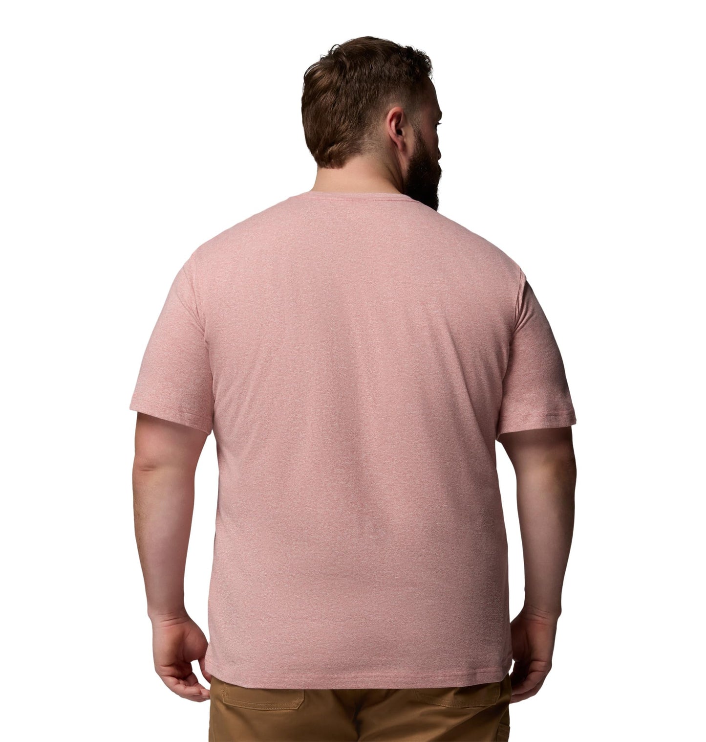 Columbia Men's Thistletown Hills Short Sleeve T-Shirt, Washed Red/Heather, X-Large Tall