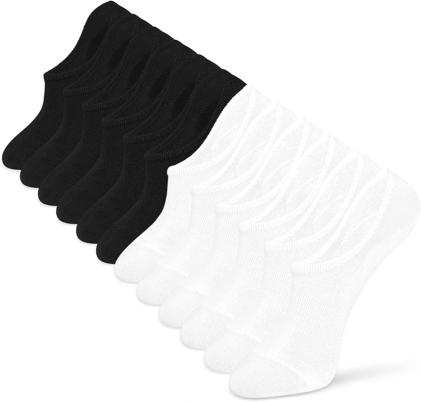 IDEGG No Show Socks Womens and Men Low Cut Ankle Short Anti-slid Athletic Running Novelty Casual Invisible Liner Socks