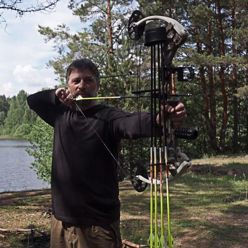Sanlida Archery Dragon X6 Compound Bow Kit for Youth, Kids & Beginners, Bow and Arrows Set, 19??28??Draw Length, 15-30 LBS Draw Weight, RH Only
