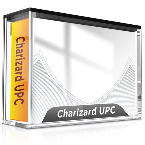 Charizard-UPC-Display-Case, (NOT Compatible with MEW 151 UPC), UV Protection Premium Acrylic Showcase for Ultra Premium Collection, Dustproof Museum-Quality Protector (Thick 6mm)