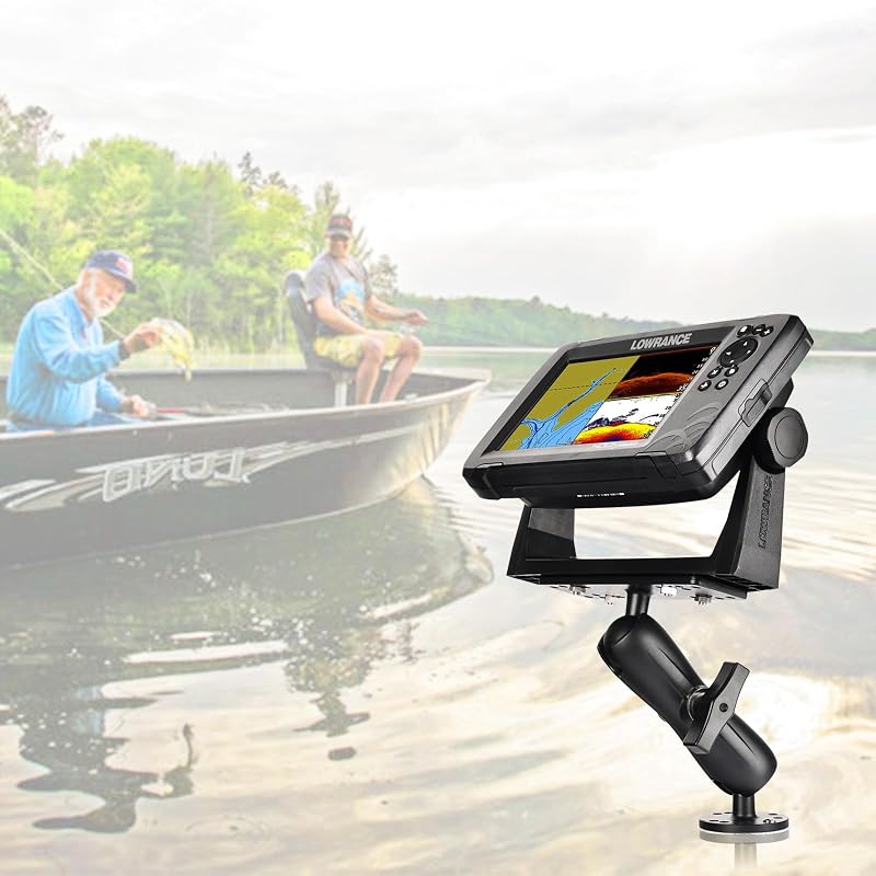 VAUBORTTI Aluminum Fish Finder Mount, Marine Electronic Mount for