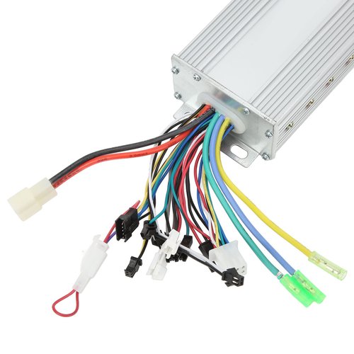 plplaaoo Electric Bike Motor Controller Set Premium 36V 48V 1000W Brushless Controller with LCD Panel Split Throttle Grip for 22.5mm Handlebar Aluminum Alloy ABS Material
