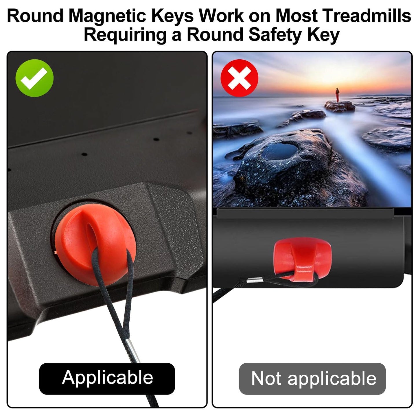 EEEKit Treadmill Magnet Safety Key