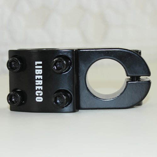 Libereco Aluminum Alloy BMX Stem: Fits 22.2mm Handlebar & 28.6mm Fork: Lightweight High-Strength Freestyle Stem Black