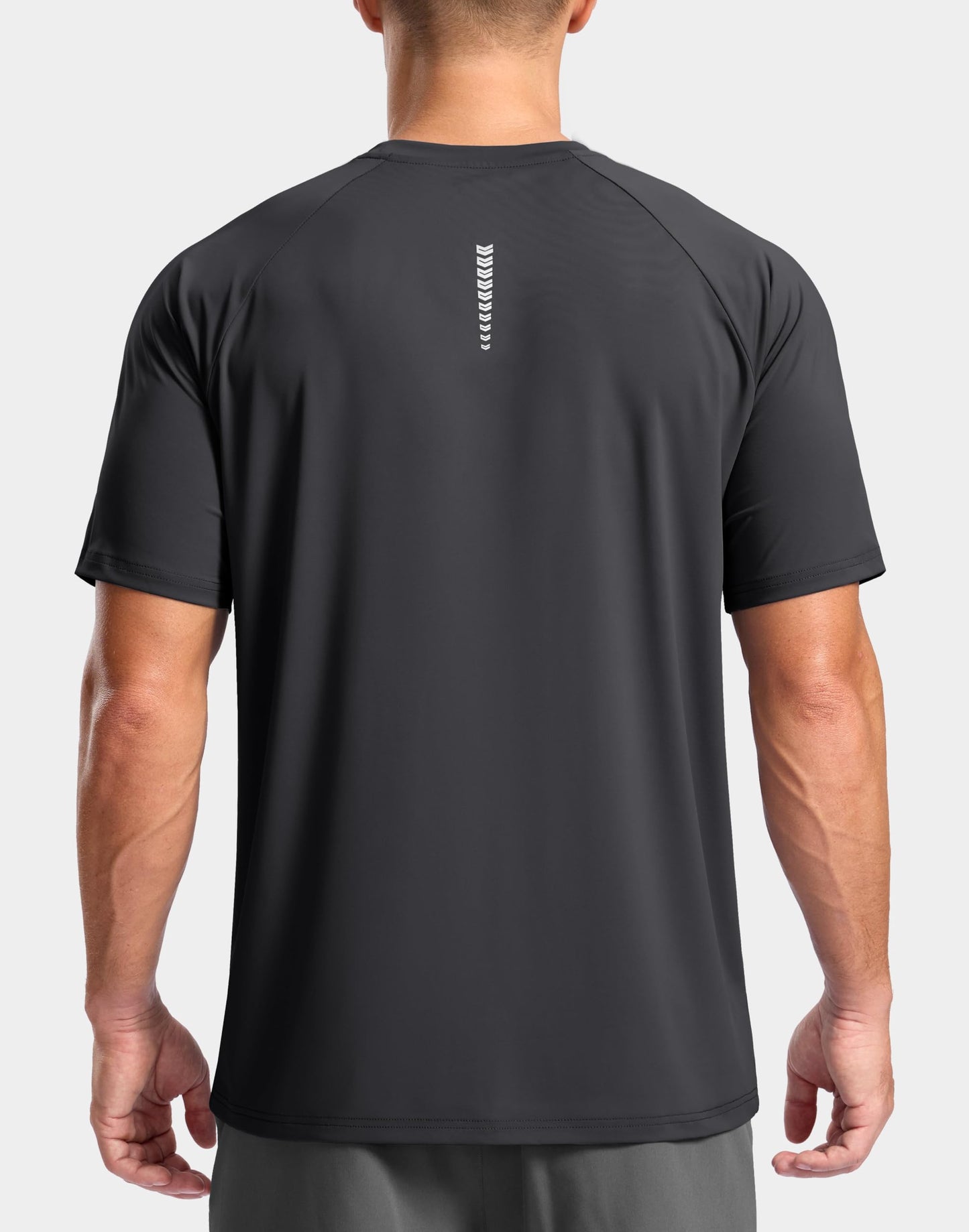 G Gradual Men's Athletic Workout T-Shirts Moisture Wicking Cooling Running Shirts Short Sleeve Performance Tee for Gym Tennis(Dark Grey,XXL)