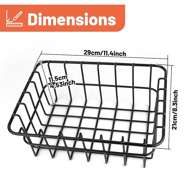 32 Qt Cooler Basket for RTIC 32 Qt - Dry Storage Organizer, Black