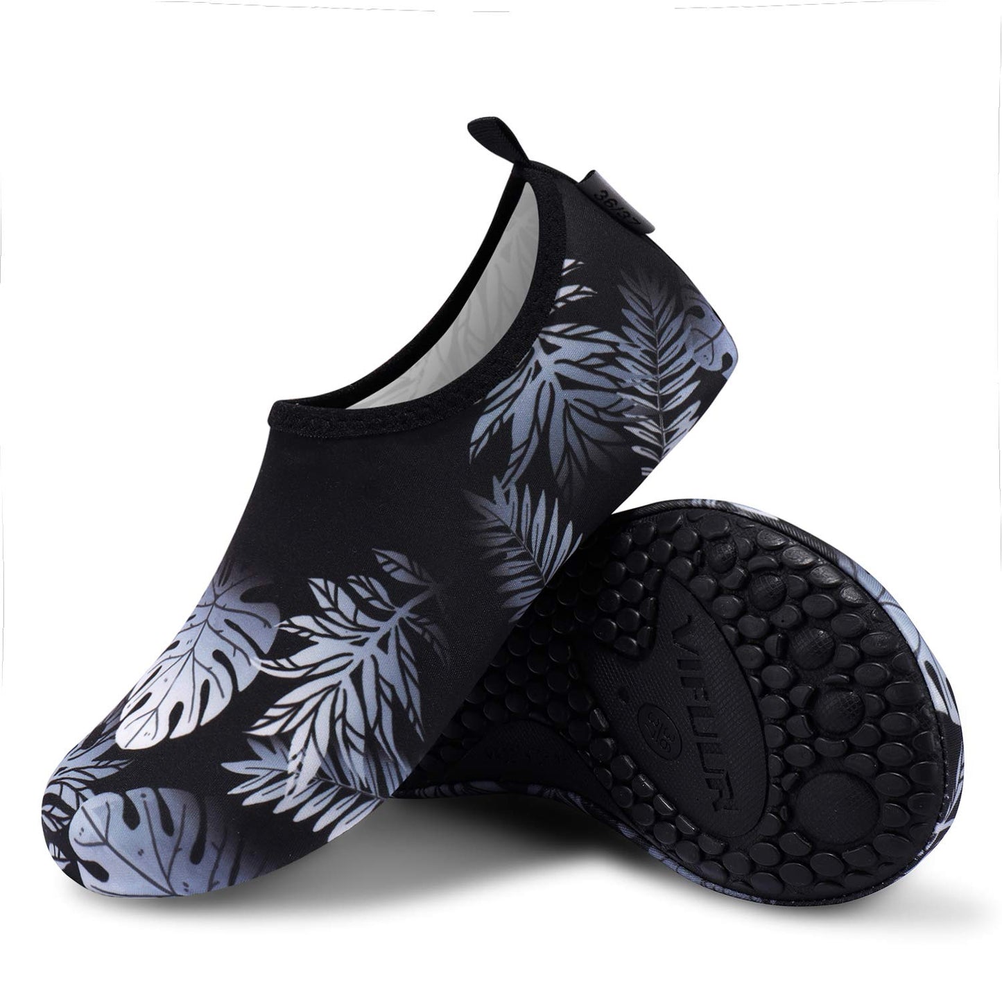 VIFUUR Water Sports Unisex Shoes Black/Leaf - 7.5-8.5 W US / 6-7 M US (38-39)