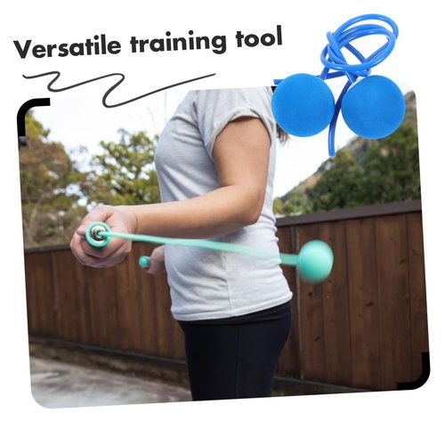 POPETPOP 1 Pair Cordless Ball Skipping Rope Load-bearing Workout Ball for Fitness No Knot Workout Cordless Accessory