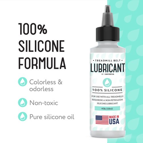 IMPRESA 100% Silicone Treadmill Lubricant / Treadmill Lube - Easy to Apply Treadmill Belt Lubrication Oil - Made in The USA - by Impresa Products