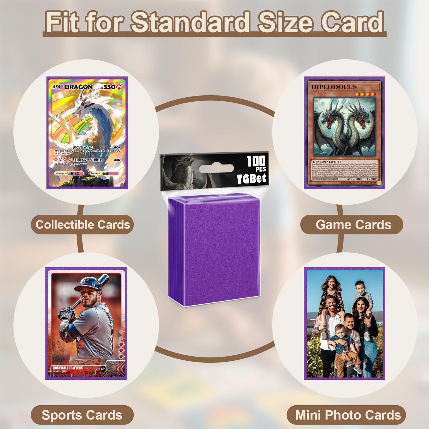 1200ct MTG Card Sleeves, Matte Trading Card Sleeves, Textured Back Penny Card Sleeve Deck Card Protectors for Baseball Football, MTG TCG Trading Sports Cards (12 Colors)