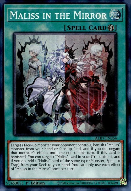 Maliss in The Mirror - ALIN-EN064 - Super Rare - 1st Edition