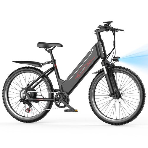 PIKABIKE F26 Electric Bike for Adults, 1500W Motor Peak Ebike, Max 65Miles 28MPH, 26" Electric Mountain Bike, 480Wh Removable Battery E Bike, 7-Speed & Front Suspension, Electric Bicycle for Commute