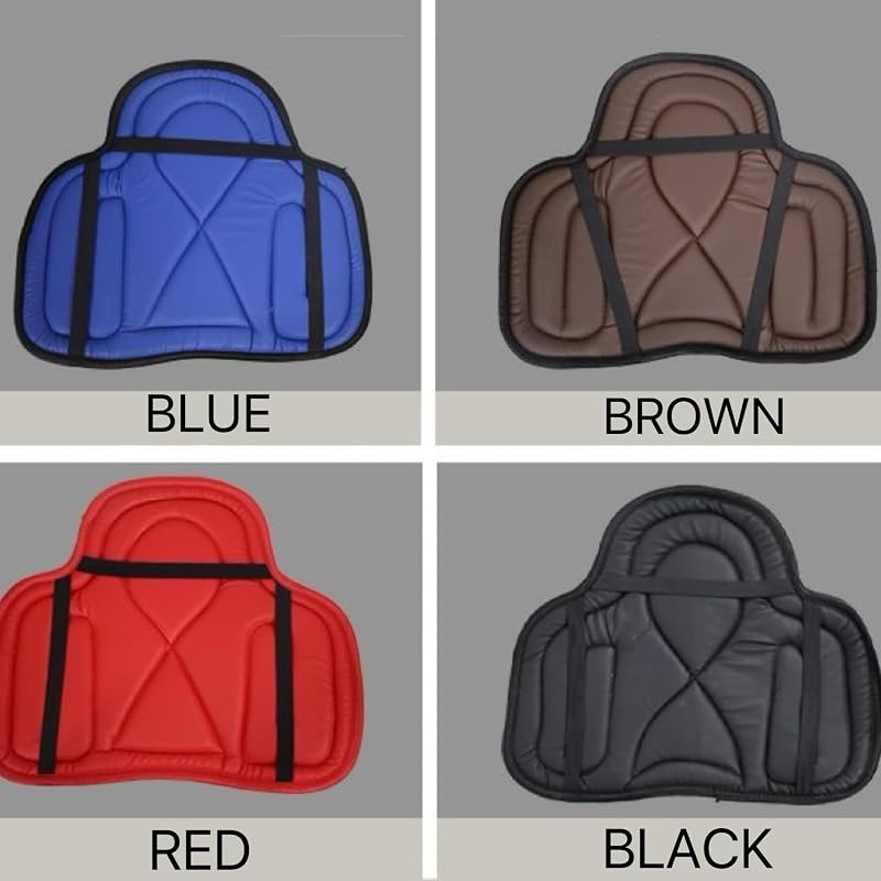 Brown 50x40cm Western Saddle Tush Cushion Pad, Shock Absorbing Saddle Pad