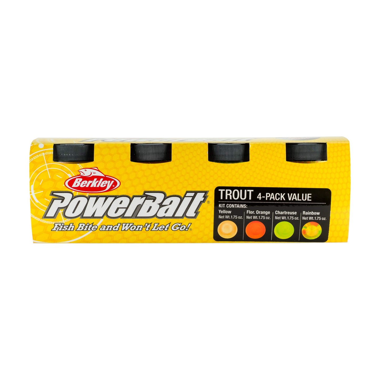 Berkley PowerBait Turbo Dough Trout Bait, Rainbow, Fishing Dough Bait, Scent Dispersion Technology, Irresistible Scent and Flavor, Moldable and Easy to Use