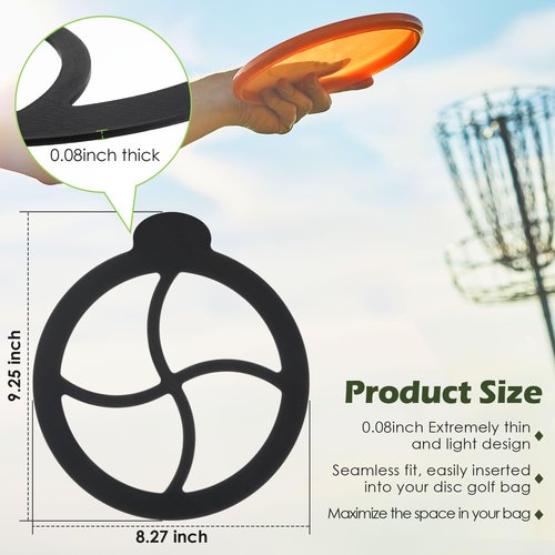 ElectricWise 3PCS Disc Golf Bag Dividers, Disc Golf Rack Divider Inserts, Disk Storage Sort Organized and Easy to Access, Include Driver, Mid-Range, Putter, Fairway Drivers, Approach,Rollers for Gifts