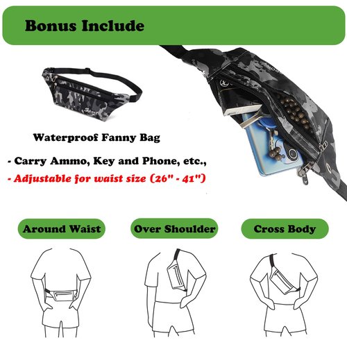 Timbocca Slingshot Ammo 3/8 Inch, 2600g Biodegradable Clay Sling Shot Ammo Ball, Come with Ammo Pouch