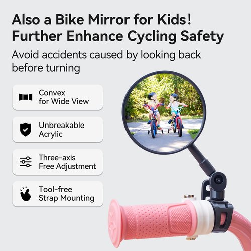 Empathech Training Wheels for 20 inch Bike, Safety Max—High-Strength Steel with Anti-Tip Design, Long-Lasting Light Up Bicycle Training Wheels for Kids Bike, Fits 20'' Single-Speed Only, Black