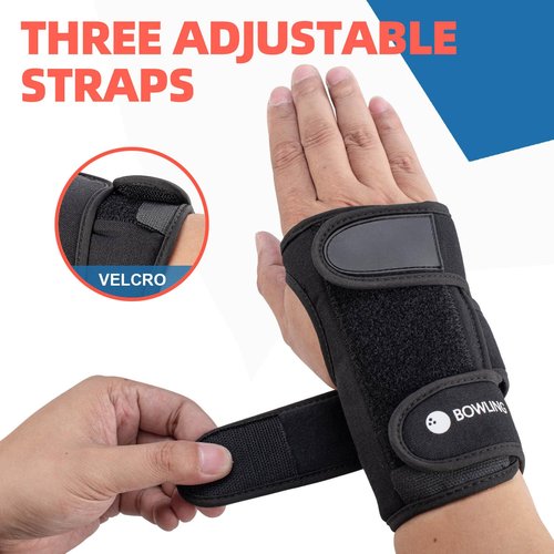 FURBBION Bowling Gloves - Wrist Support & Positioner - Right Hand L