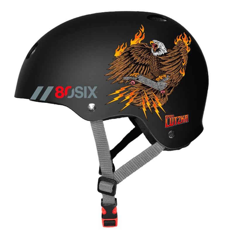 Greg Lutzka Signature Edition 80SIX Triple-Certified Multisport Helmet for Kids, Teens & Adults (Variation: Youth 8+)