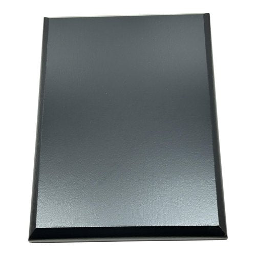 Express Medals 5 x 7 Inch Black Color DIY Blank Award Plaque with Beveled Edge Trophy Gift Plaques