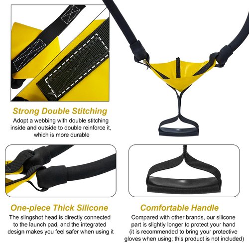 TGrasol Sling Shot Arborist Equipment Throwline Launcher Starter Kit High-Accuracy Tree Trimming & Line Placement