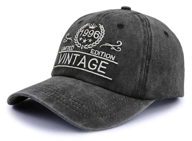 Vintage 1996 Limited Edition 30th Birthday Baseball Cap For Men Women - Adjustable Embroidered Hat
