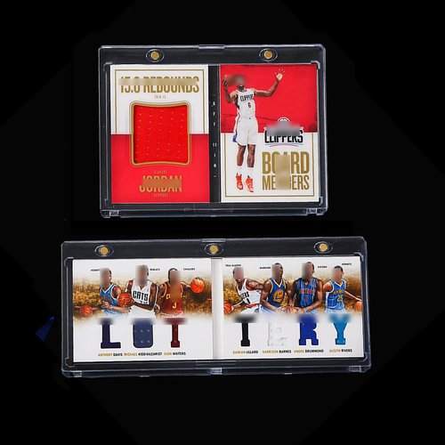 Pack of 2 Magnetic Booklet Card Holders 175PT Vertical Magnetic Card Holder Case UV Protection