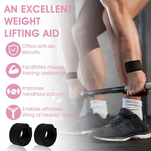 Lifting Strap for Weightlifting, Gym Wrist Wraps for Weightlifting with Hand Grips Support for Men Women, Soft Wrist Pads for Strength Training, Bodybuilding, Deadlifting, Relief Wrist Strain Fatigue