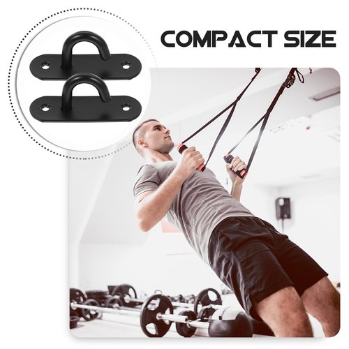 Happyyami Resistance Band Wall Anchor Kit 3pcs Ceiling Hooks Multi-Purpose Swing Hangers for Gym