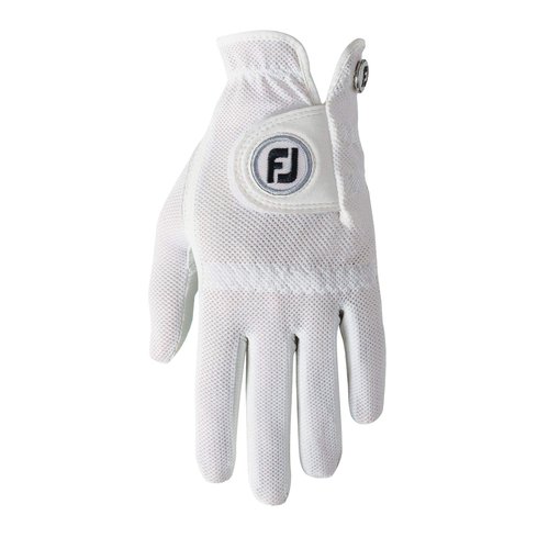 FootJoy Women's StaCooler Golf Glove, Pearl Medium, Worn on Left Hand