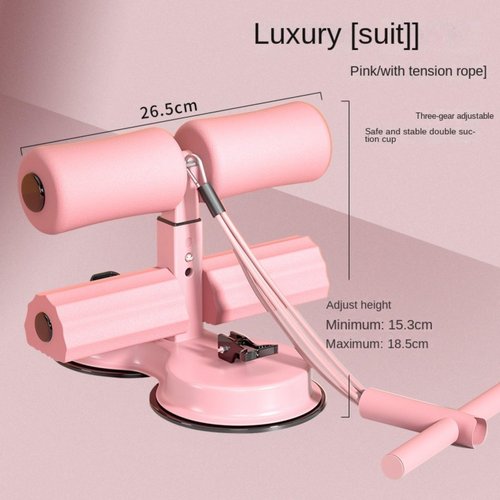 Sit up assist device, home indoor suction cup fixed fitness equipment, abdominal rolling training device, specifically designed for middle school abdominal muscle exercise