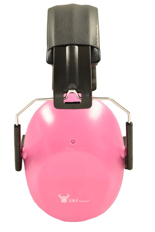 G & F Products For Both Aduit & Kid's Adjustble Headband, Pink Earmuff, One Size