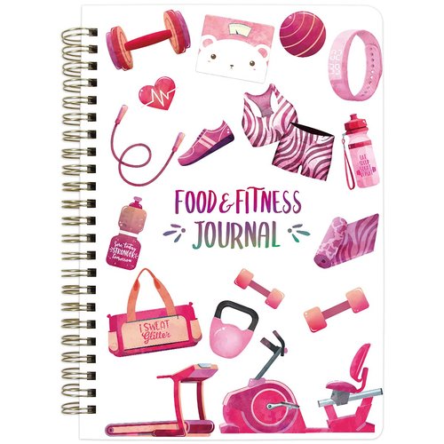 ceiba tree Food Fitness Workout Journal Weight Loss Nutrition Wellness Calorie Counter Log Diary Notebook Meal Planner Diet Exercise Training Health Tracker 6.1" x 8.5"