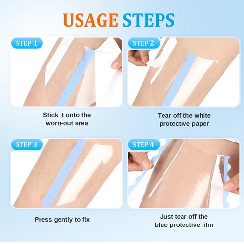 The Instalifi Patch for Legs, 2025 New Invisible Thigh Anti-Chafe Patches, Transparent Sweatproof Skin Protection Patch, Durable Sports Use Patches for Men and Women (10)