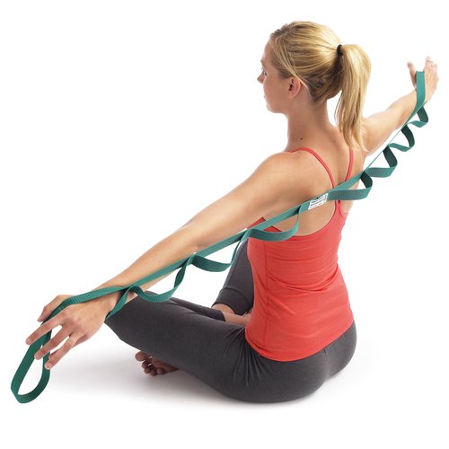 OPTP The Original Stretch Out Strap With Exercise Pilates Essentials Book - USA Made Top Choice for Physical Therapy, Pilates Stretching or Knee Therapy