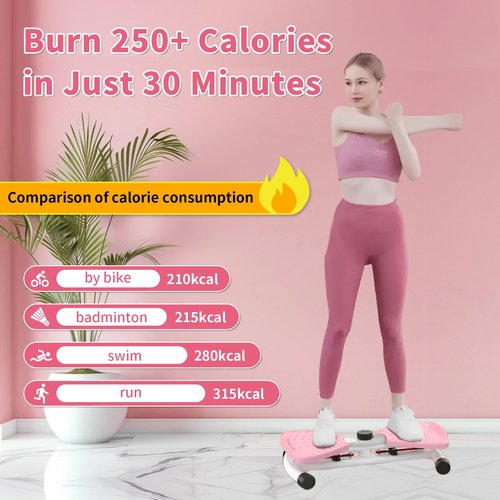 BOLUPO waist twisting machine for Exercise, Ab Twister Board, Core Twister for Women & Home Fitness, twist board for exercise,300 LBS Capacity