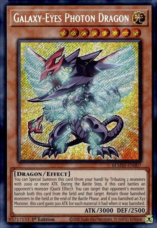 Galaxy-Eyes Photon Dragon - BLMM-EN007 - Secret Rare - 1st Edition