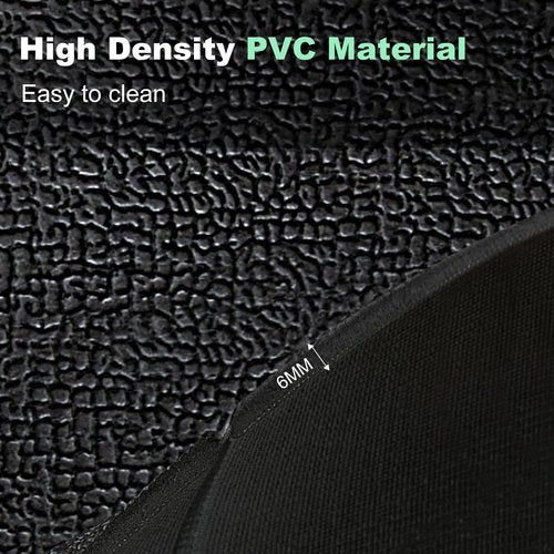Treadmill Mat, Exercise Mats for Home Workout, 63"x29.5", 1/4", Compatible with Peloton, Foldable Walking Pad for Carpet, Hardwood Floors, Bike and Exercise Equipment, Noise Shock Absorption
