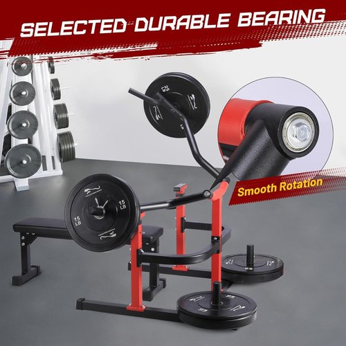 Chest Press Machine,1250LBS 2-Side Independent Bench Press for Home Gym, Adjustable Arm Positions– Heavy Duty Chest Workout Machine for Men, Shoulder Press & Upper Body Training(Red)