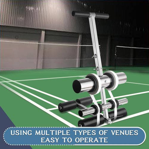 YTQHERQR Court Line Tape Machine, Tape Line Striping Machine, Floor Marking Machine, Height 27.56-32.28 inches for Tiles, Concrete, Asphalt or Driveway You Can Draw The Lines Curves Circles You Want