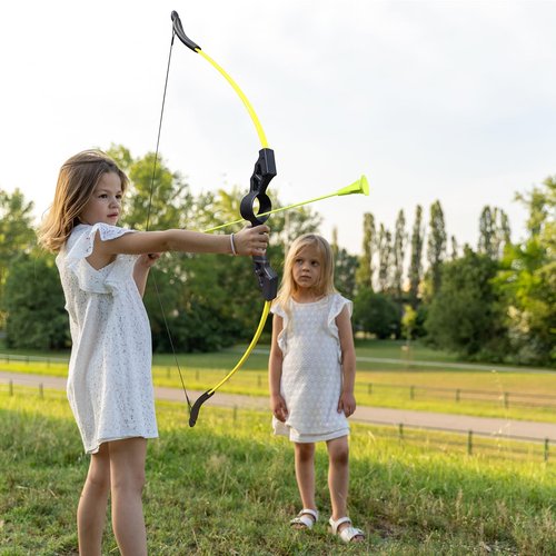 Bow and Arrow Set for Teens 18lbs Upgraded Round Arrow Rest Design, Archery Bow for Girl Gifts Soft Silicone Finger Guard, Archery Targets for Backyard (Archery Set Black)
