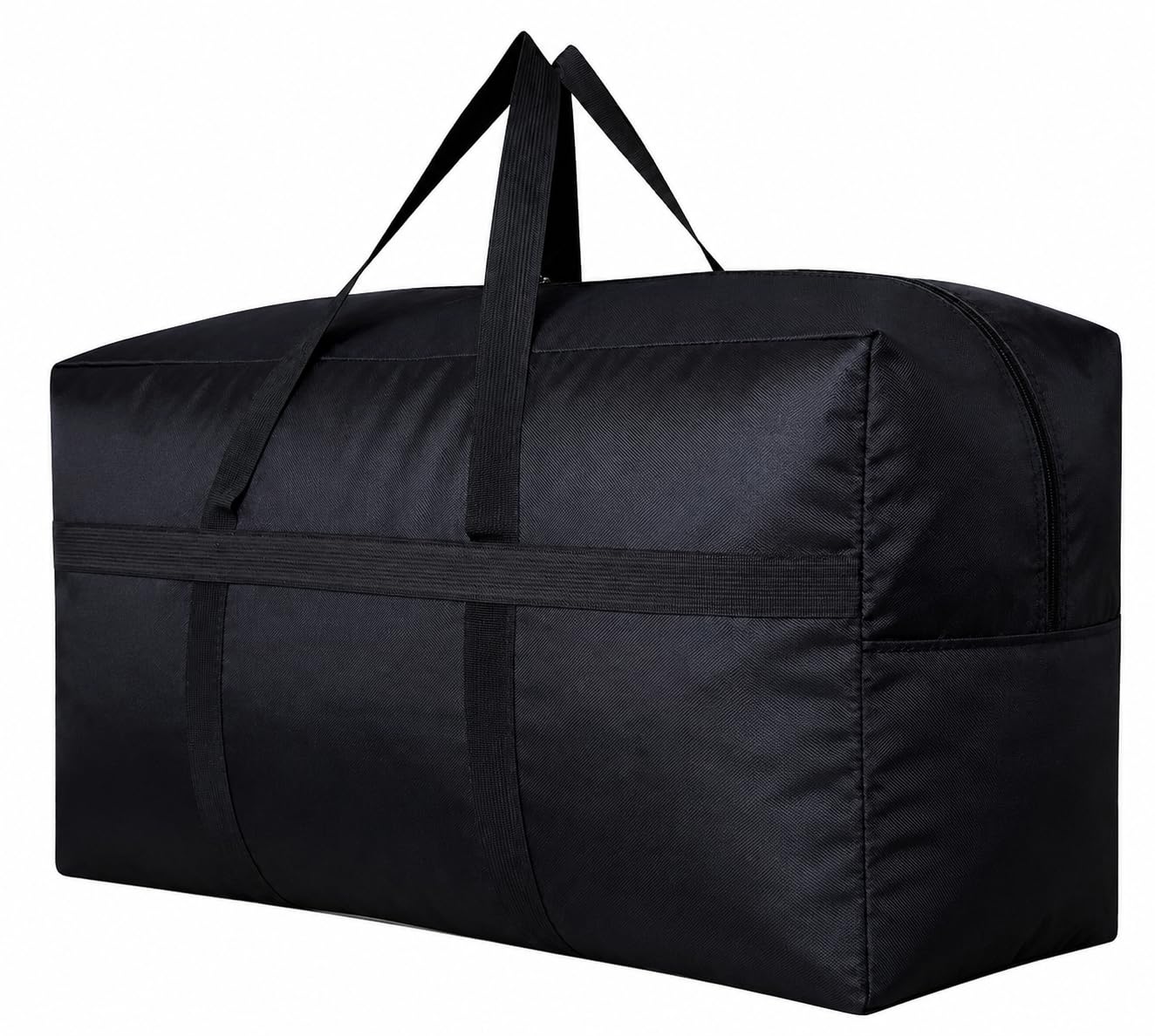 YiKitHom Extra Large Storage Duffle Bag for Travel, Black Oversized Giant Big Traveling Duffle Bag