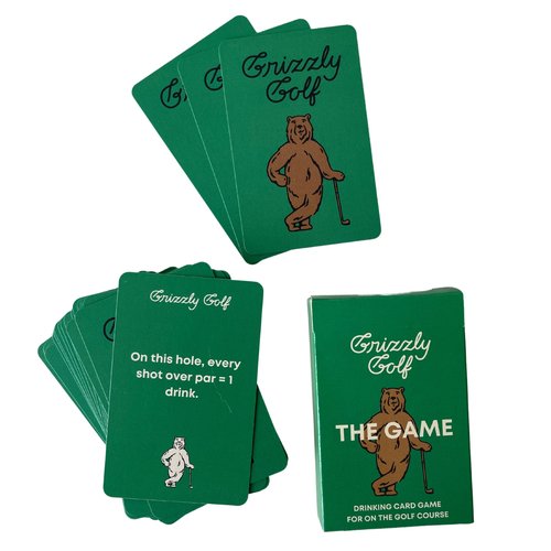 Golf Drinking Card Game for Golfers